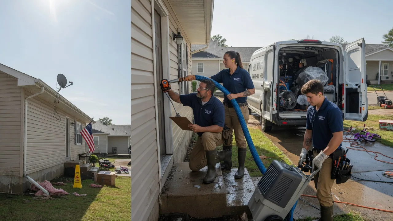 Ceiling Water Damage Restoration in Newport, NY near me